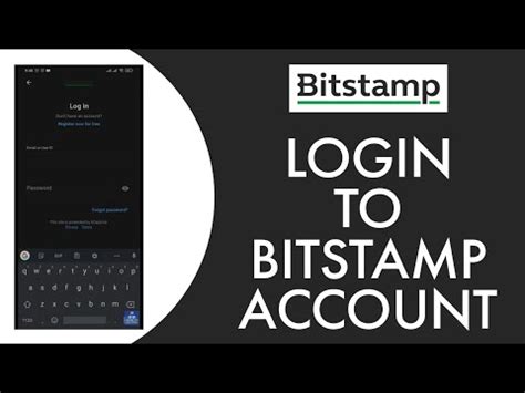 bitstamp sign in.